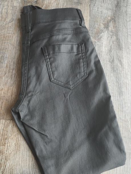 Čierne nohavice - kožené, f&f,140