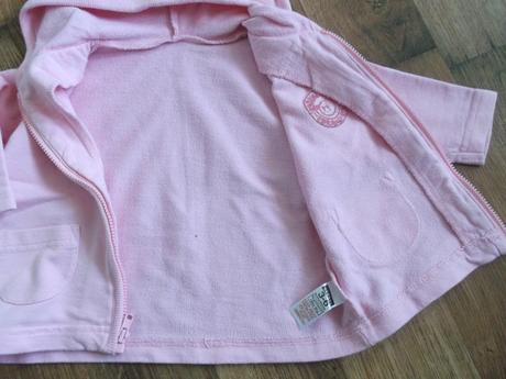 Chutná tenšia mikinka- bundička na zips s kapucňou, george,68