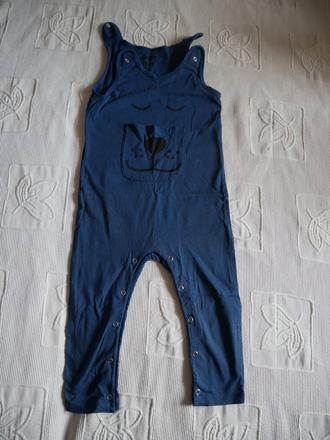 Bavlnene nohavice na traky tchibo, 92