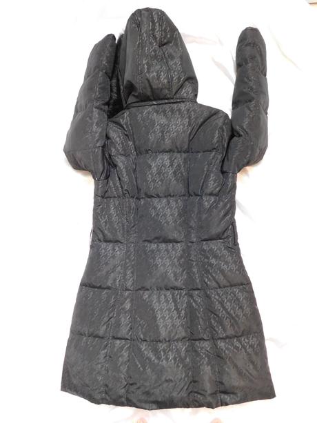 Kvalitna zimna perova predlzena bunda/kabat, 38