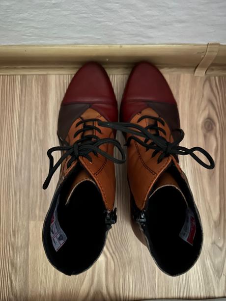 Dámske jarné/jesenné kožené topánky rieker, rieker,38