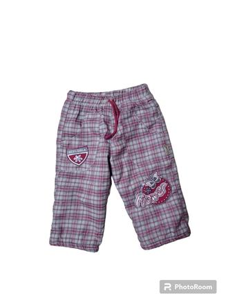 Dievčenské zateplené nohavice, 86