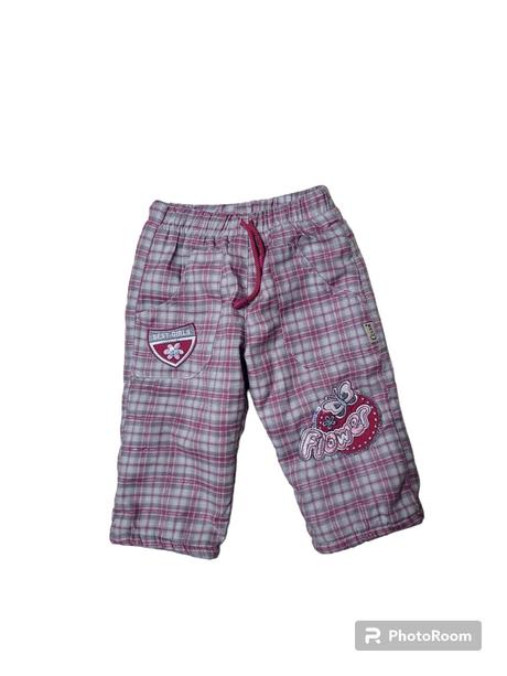 Dievčenské zateplené nohavice, 86