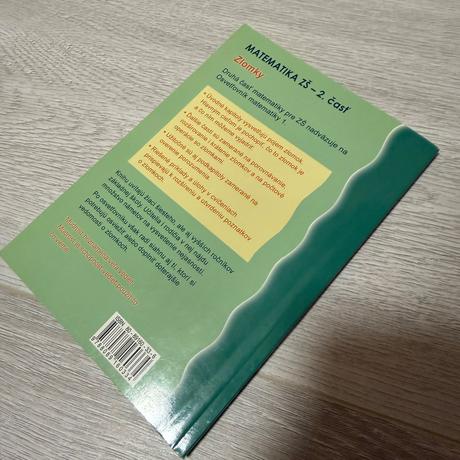 Knižka osvetľovník matematiky zlomky,