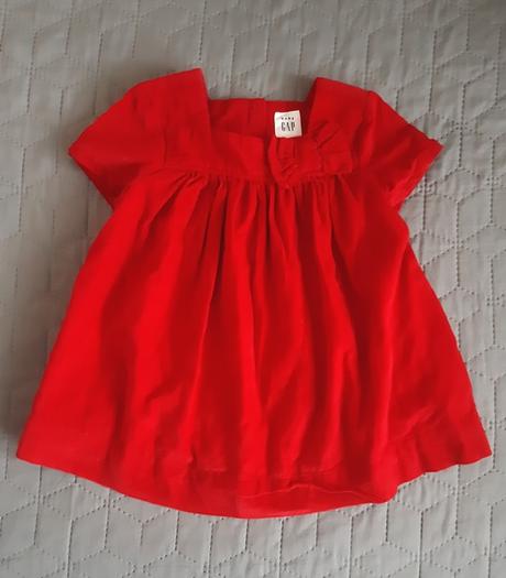 Gap dievčenská menčestrová tunika/šaty, gap,62