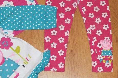 2x tricko+leginy, peppa pig,104-98, george,104