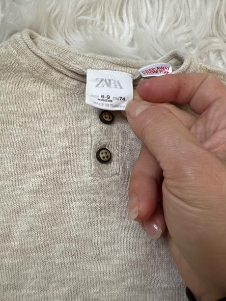 Upletový sveter zara, zara,74