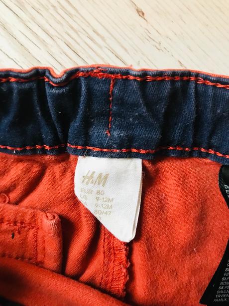 Tehlové nohavice 80, h&m,80