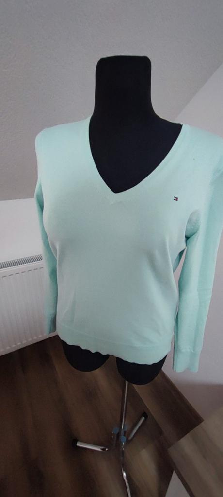 Mentolovy svetrík th, tommy hilfiger,m