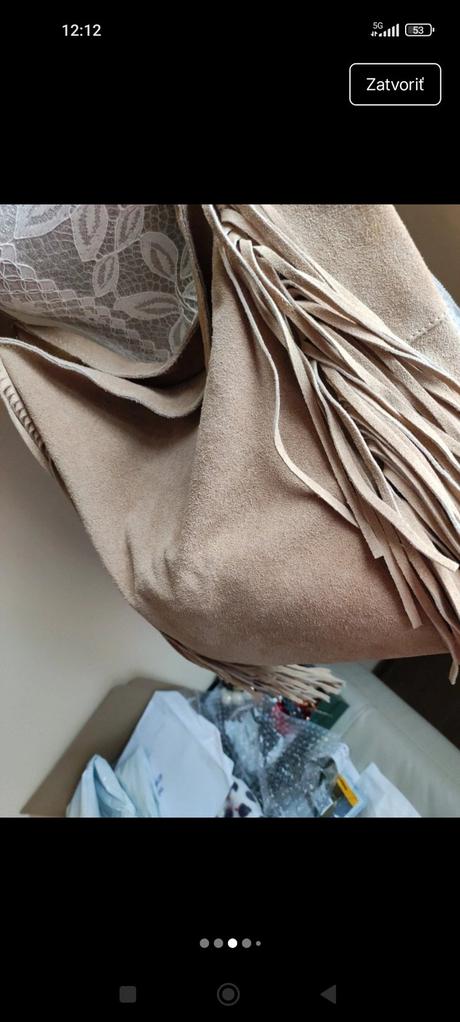 Dámska kabelka kožená, 