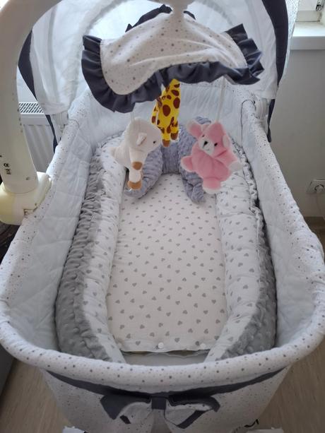 Kolíska, monitor dychu, váha, ohrievač mlieka,, šírka (cm): 40,dĺžka (cm): 80