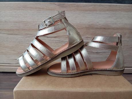 Sandálky friboo zlaté 28, 28