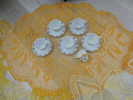 Čechoslovákia šáločky porcelánové značené, 