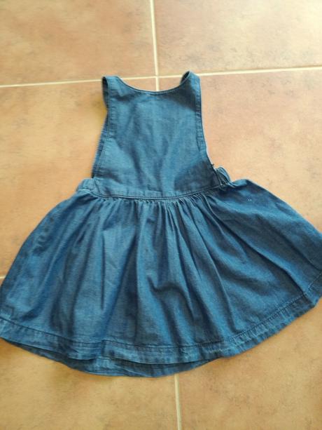 Riflové šaty, mothercare,80