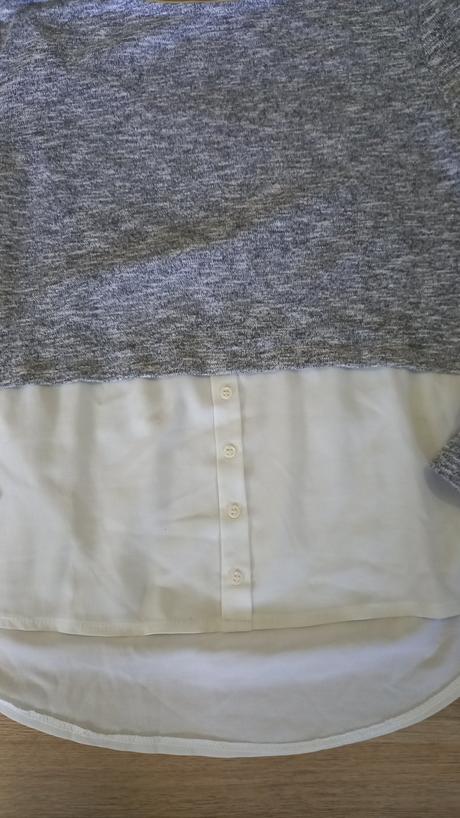Tričko s blúzkou, bershka,38