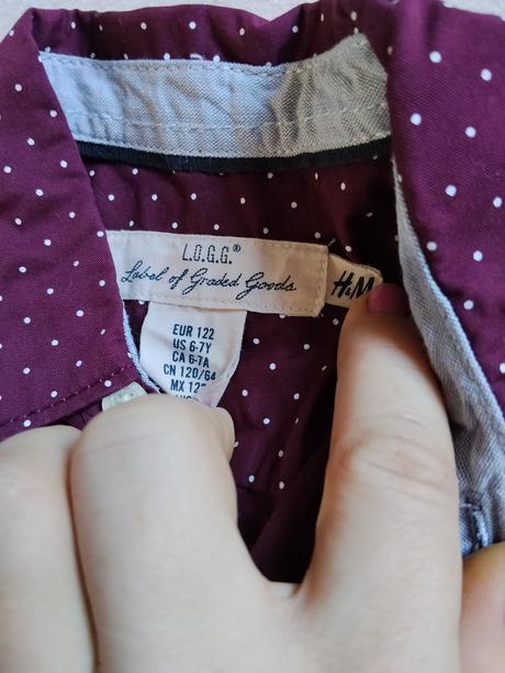 Košieľka hgm, h&m,122