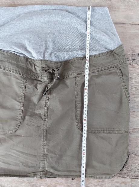 Olivovozelená tehotenská sukňa, yessica,42