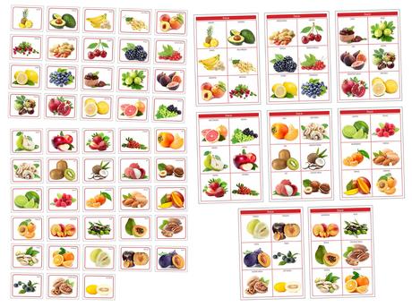 Karty ovocie pdf formát, 