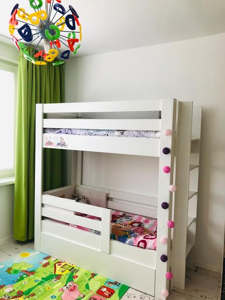 Poschodová posteľ s matracmi 160x70 cm, šírka (cm): 70,dĺžka (cm): 160