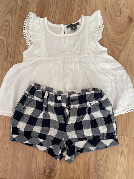 White letný set, primark,104