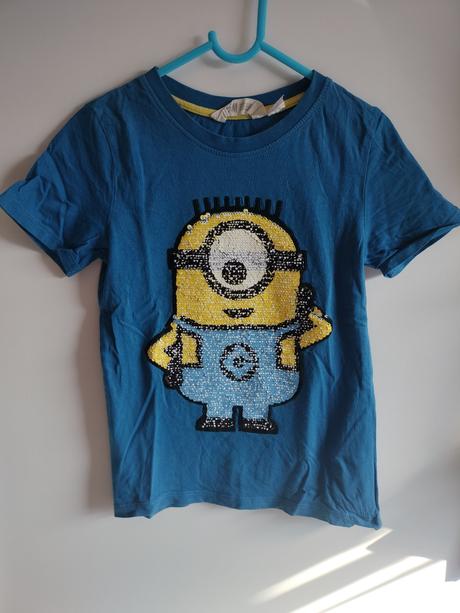 H&m minion flitrované tričko, h&m,122
