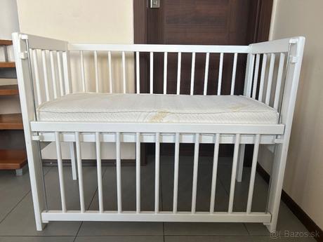Detská postieľka s matracom, šírka (cm): 40,dĺžka (cm): 90