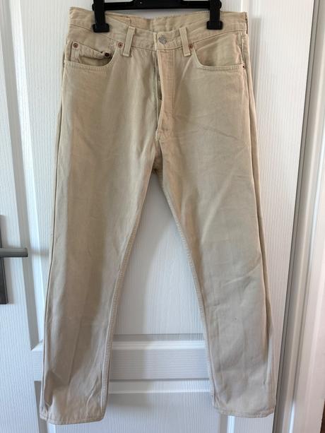 Levi's 501 vintage béžové bavlna,, levis,l