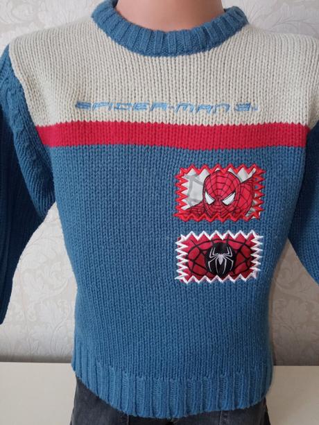 Chlapčenský sveter spiderman (4r.), 104