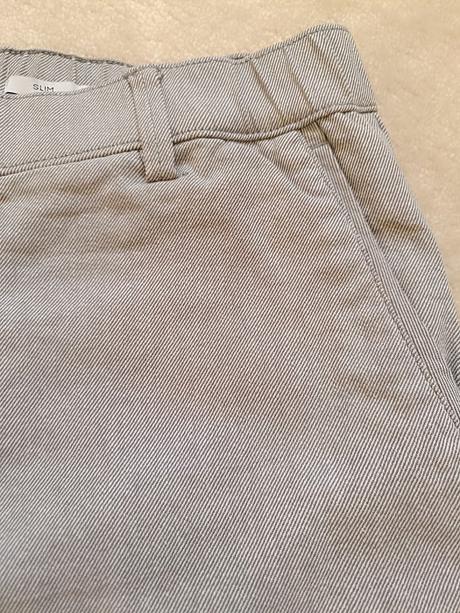 Pánske sivé nohavice, elegantný slim strih, reserved,m