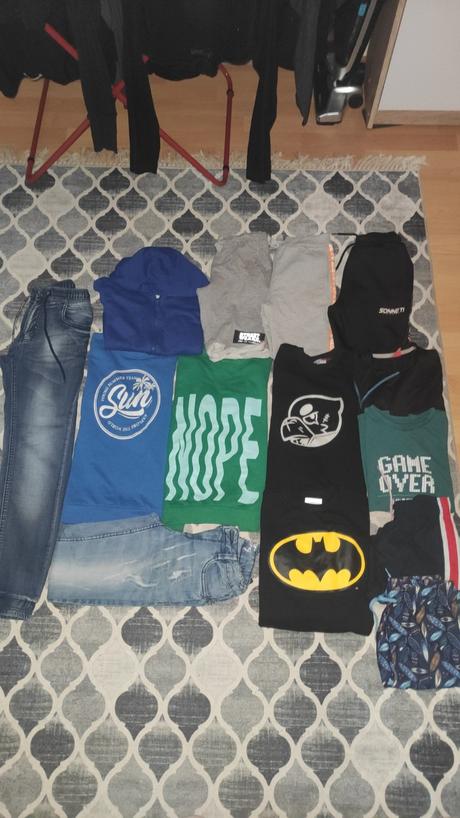 Balík chlapčenské oblečenie veľ. 140a 146, 140–152