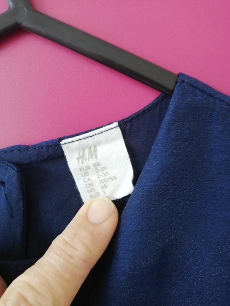 Slávnostné saty, h&m,98