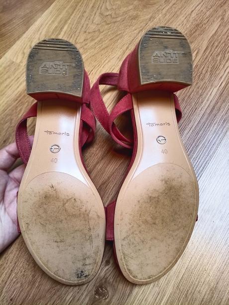 Sandálky na opätku, tamaris,40
