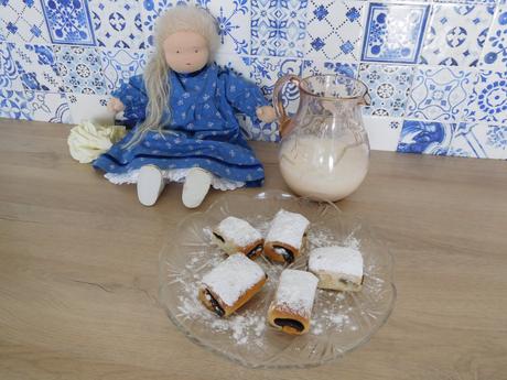 Tácňa sklenená + džbán na mlieko či limonádu, 