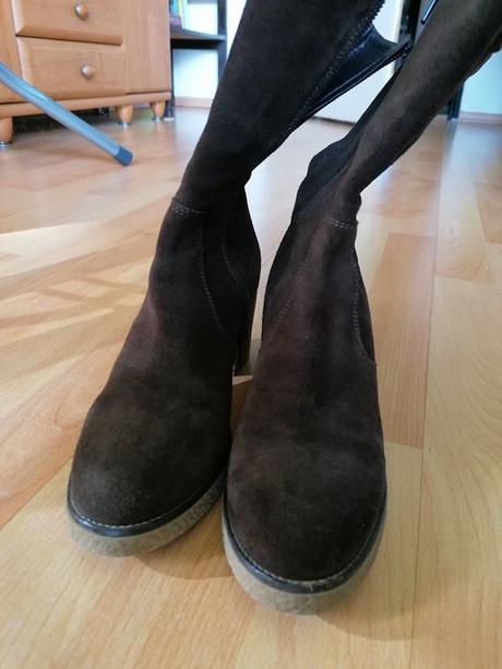 Nízke celokožené čizmy, 36