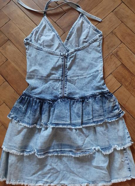 Dievčenské šaty riflové, 170