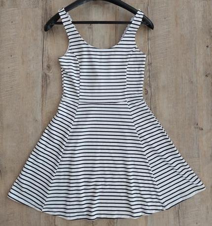 Pásikavé šaty divided, h&m,36