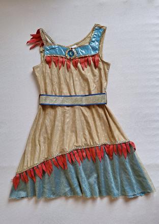 Pocahontas disney store deluxe kostým veľ. 134-140,