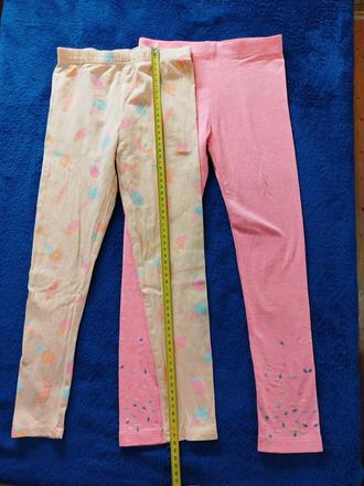 Tenké legínky + 1 darujem, h&m,122