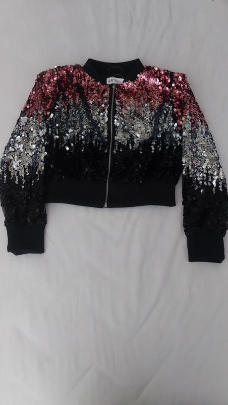 Mikina flitrovaná, h&m,134