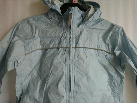 Svetlo modrá nepremokavá prechodná bunda decathlon, decathlon,116