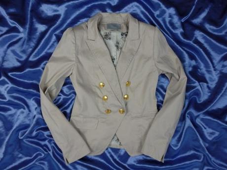 Kvalitné béžové sako, h&m,36