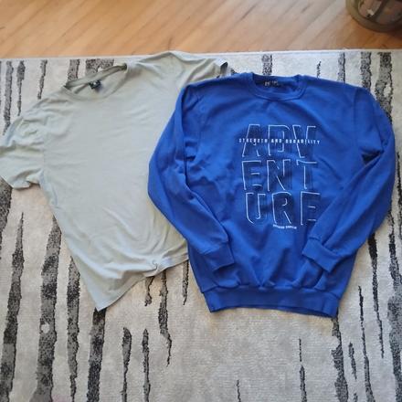 Mikina+tricko vel l/xl, l