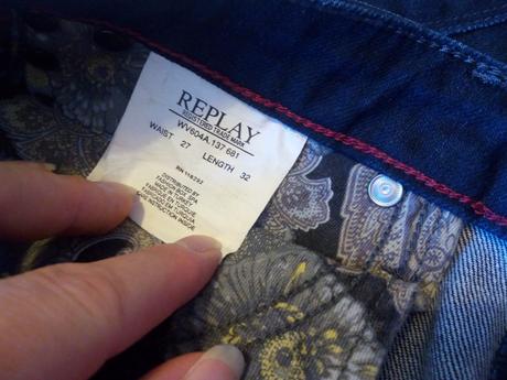 Replay blue yeans, replay,26