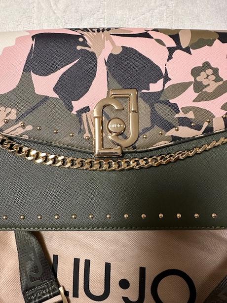 Khaki ružová kabelka na plece zn. liu jo originál, liu jo