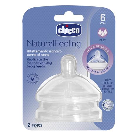 Cumlík na kojeneckú fľašu chicco 4+,6+,6+ var. 2 k, chicco