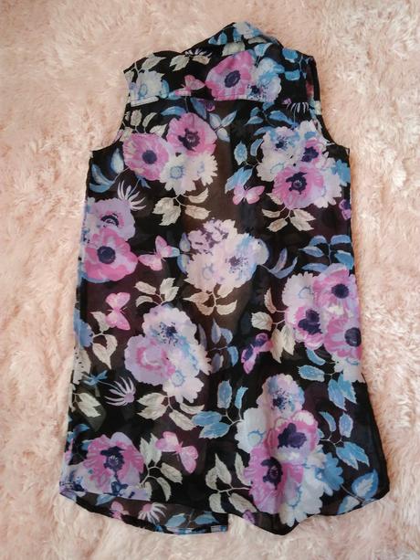 Čierna blúzka, h&m,140