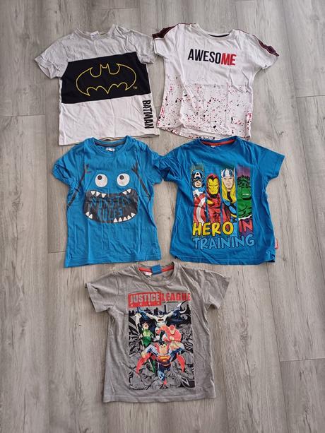 Mix tričká a mikinky, 122–134