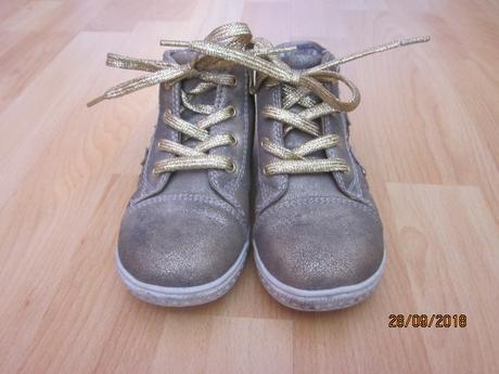 Kotníkové zlaté topánky, 26