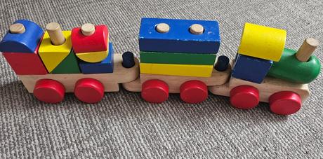 Dreveny vlak 44 cm, 
