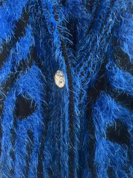 Chlpaty teplý predĺžený svetrik,